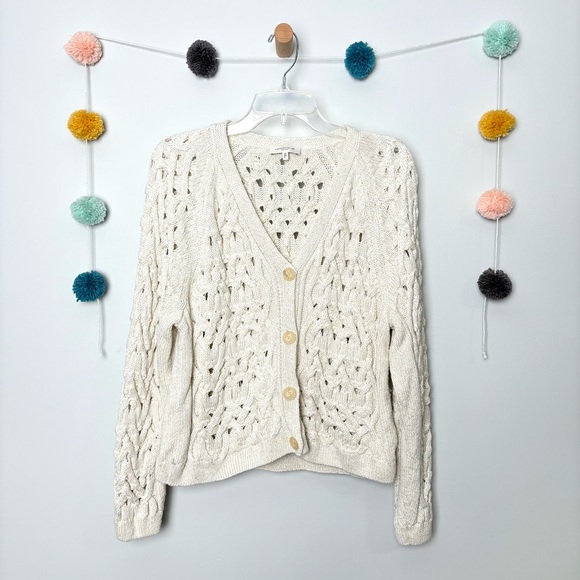 Lafayette 148 New York Sweaters - Lafayette 148 Cloud Linen & Cotton Infinity Cable Knit